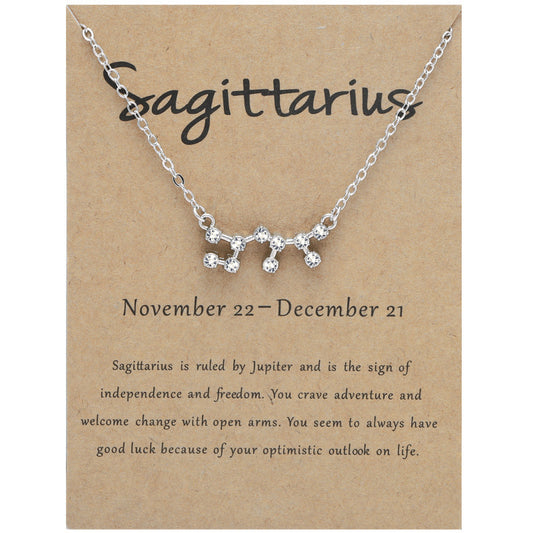 12 Constellation Aesthetic Necklace