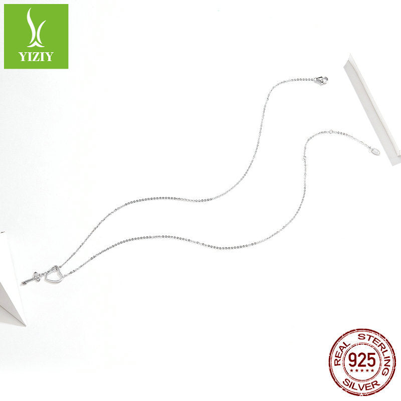 Romantic Key to Your Heart Necklace S925 Silver