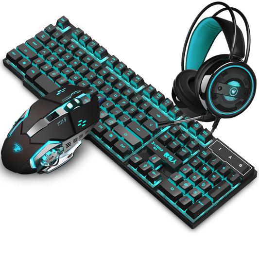 Wired Gaming Keyboard Mouse Headset