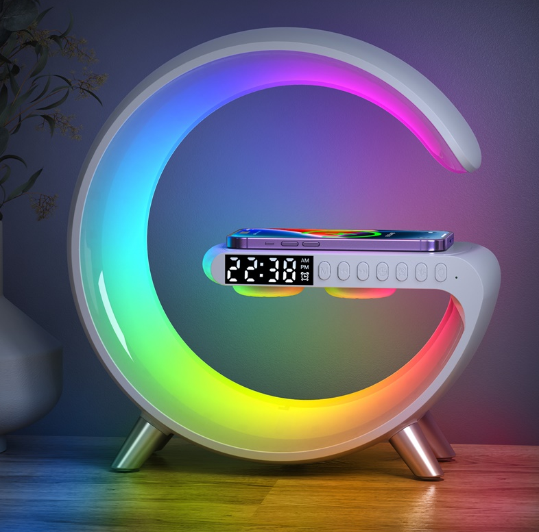 Smart Atmosphere Light Bluetooth Speaker Wireless Charger