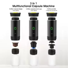 3-in-1 Portable Coffee Maker and Expresso Machine