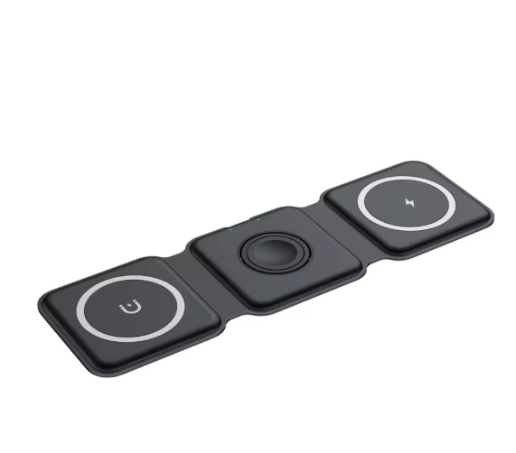 3 in 1 Magnetic fold Wireless Fast Charging Station for Samsung Xiaomi Huawei for iPhone Apple Watch