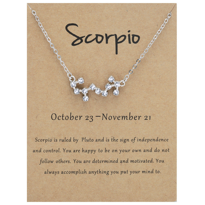 12 Constellation Aesthetic Necklace