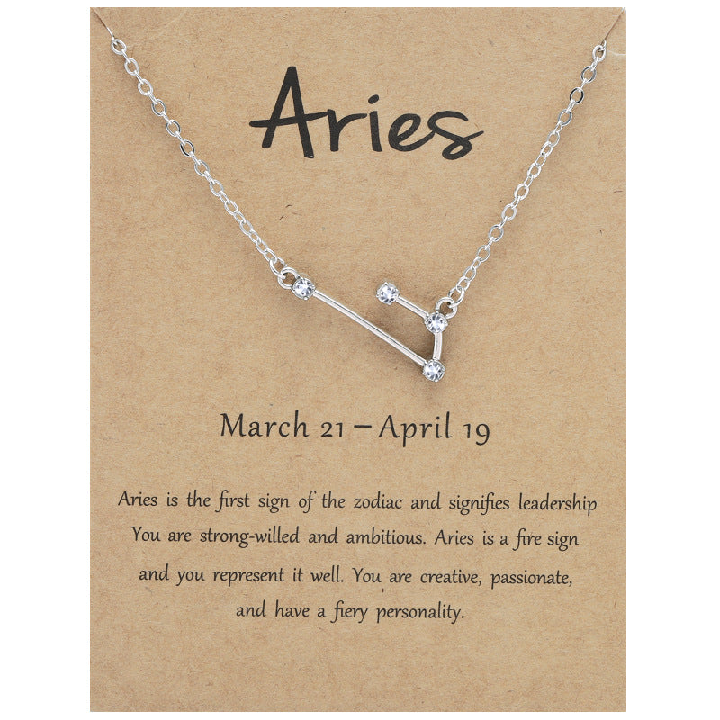 12 Constellation Aesthetic Necklace