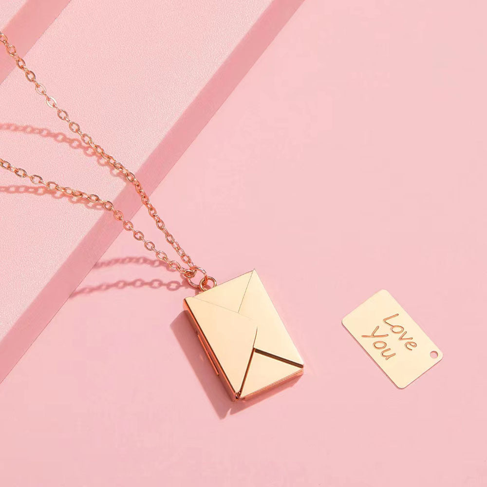 Love Letter Couple Necklace