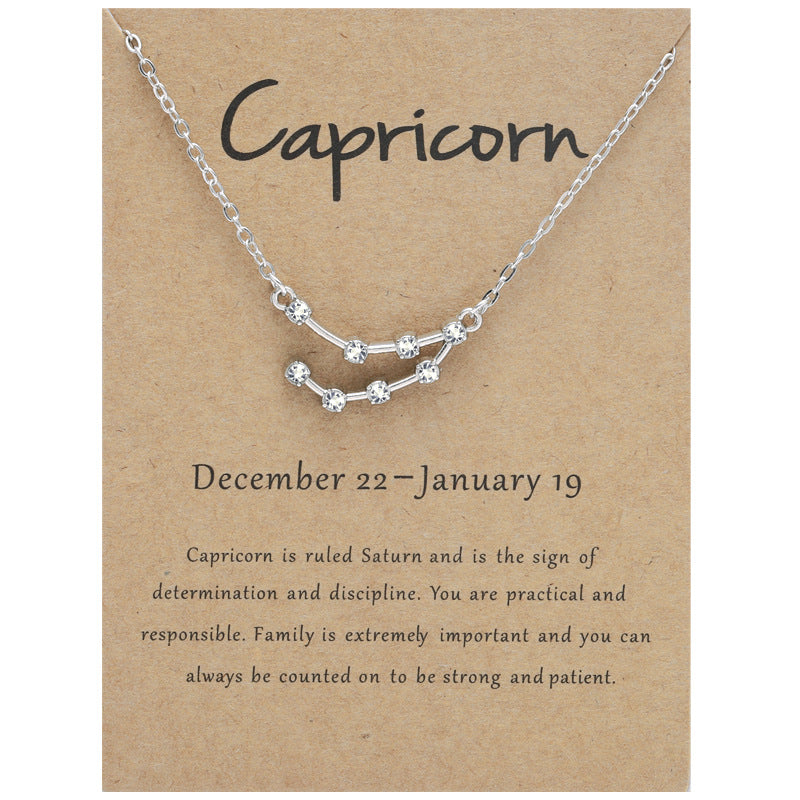 12 Constellation Aesthetic Necklace