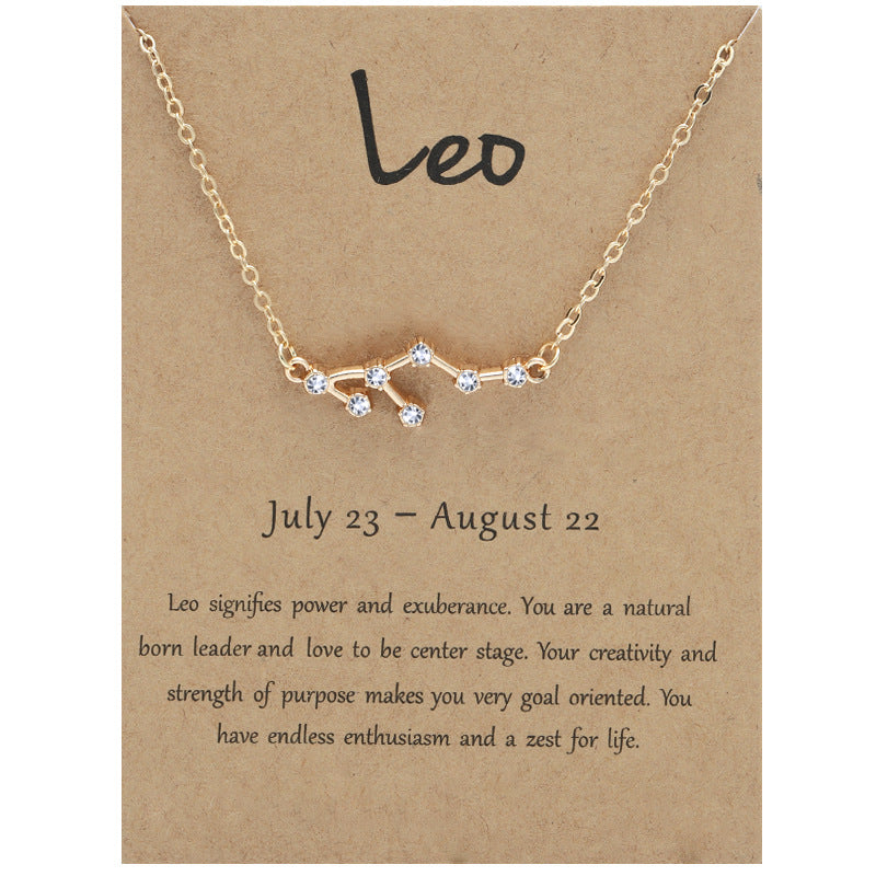 12 Constellation Aesthetic Necklace
