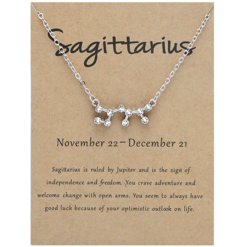 12 Constellation Aesthetic Necklace