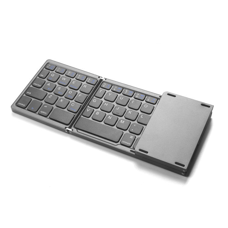 B089T three-fold wireless Bluetooth keyboard with touch pad for multi-system mobile phones and tablets