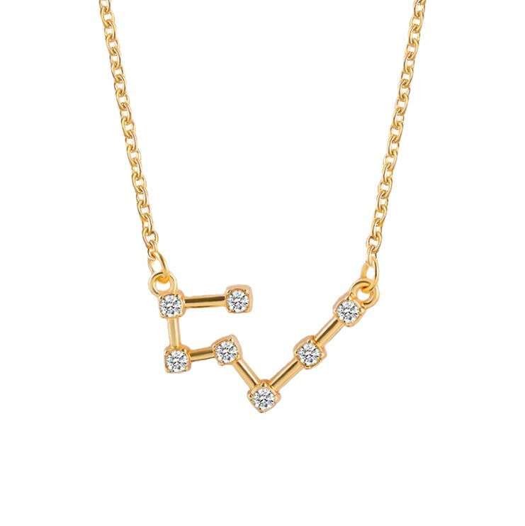 12 Constellation Aesthetic Necklace