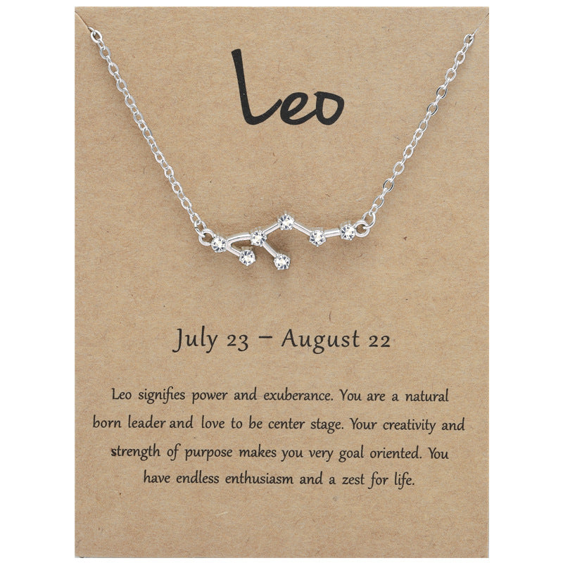 12 Constellation Aesthetic Necklace
